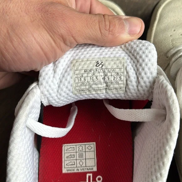 Es accel slim beige black and red size 11.5 - Picture 7 of 9